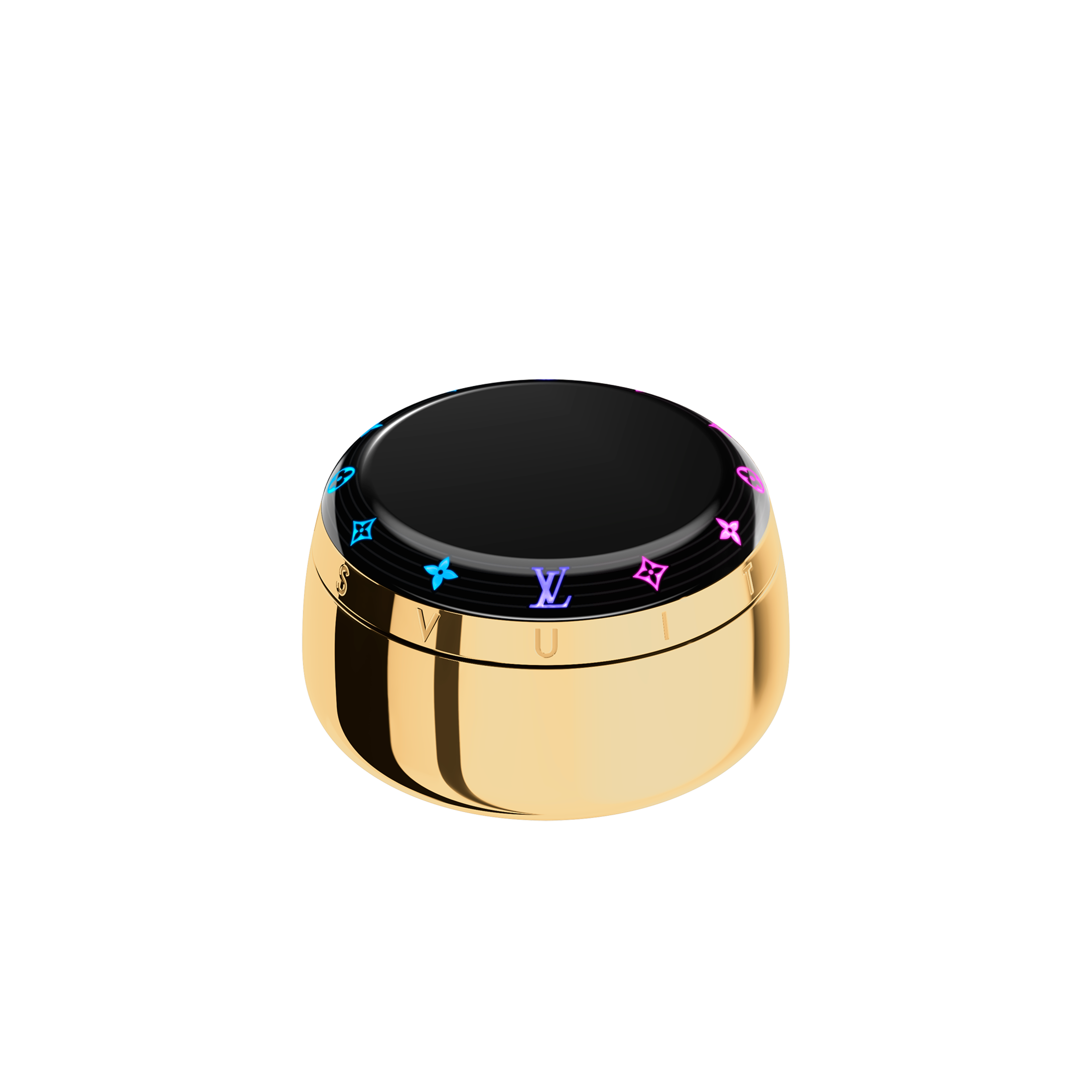 Louis Vuitton Horizon Light Up Earphones Golden Luxury Gold LOUIS